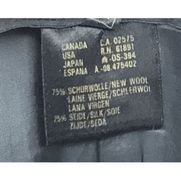 ESCADA Womens 34 US 2 Black Wool Silk Houndstooth Skirt & Blazer Elegant Luxury - Picture 10 of 16